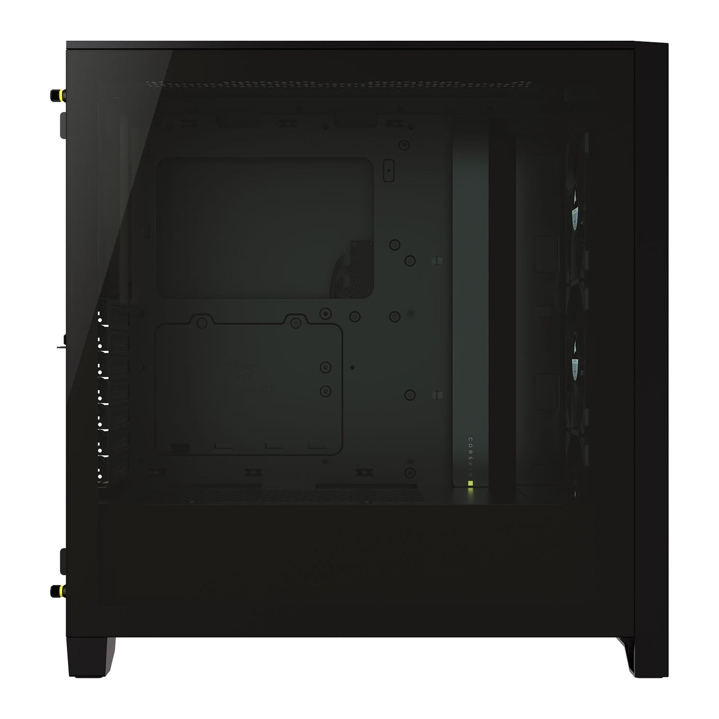 Corsair Black iCue 4000X RGB Mid Tower Tempered Glass Window PC Case mITX/mATX/ATX/E-ATX 3 fans CC-9011204-WW