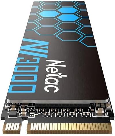 Netac 500GB NV3000 M.2 NVMe SSD, M.2 2280, PCIe3, 3D TLC NAND, R/W 3100/2100 MB/s, 200K/190K IOPS, PC, Laptop