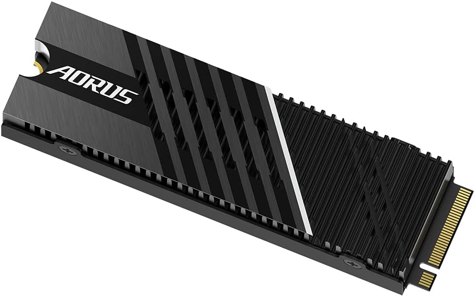 Gigabyte AORUS 7000s 1TB M.2 PCIe 4.0 x4 NVMe PC SSD/Solid State Drive with Heatsink 7000MB/s Read, 5500MB/s Write, PS5 Compatible