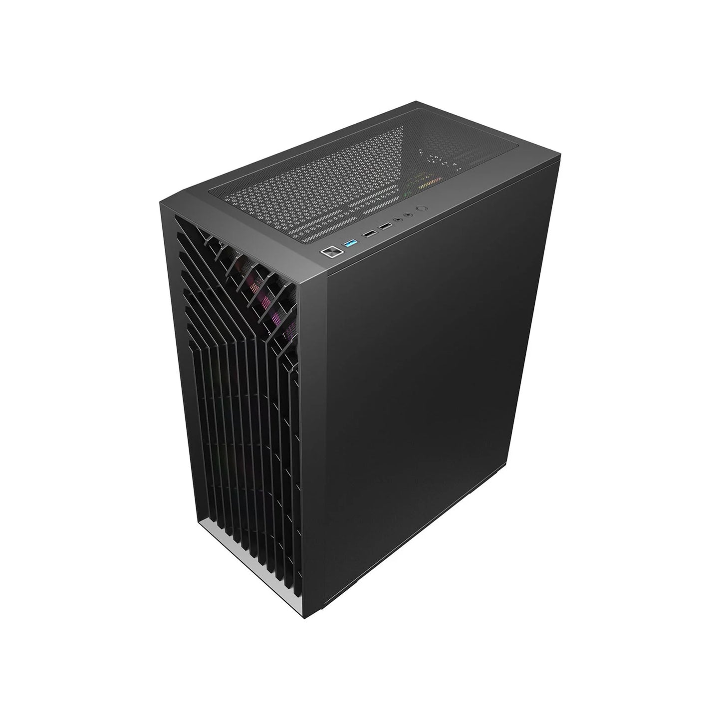 CiT Blade Mid Tower PC Gaming Case - tempered glass side panel Black CIT-BLADE-ARGB