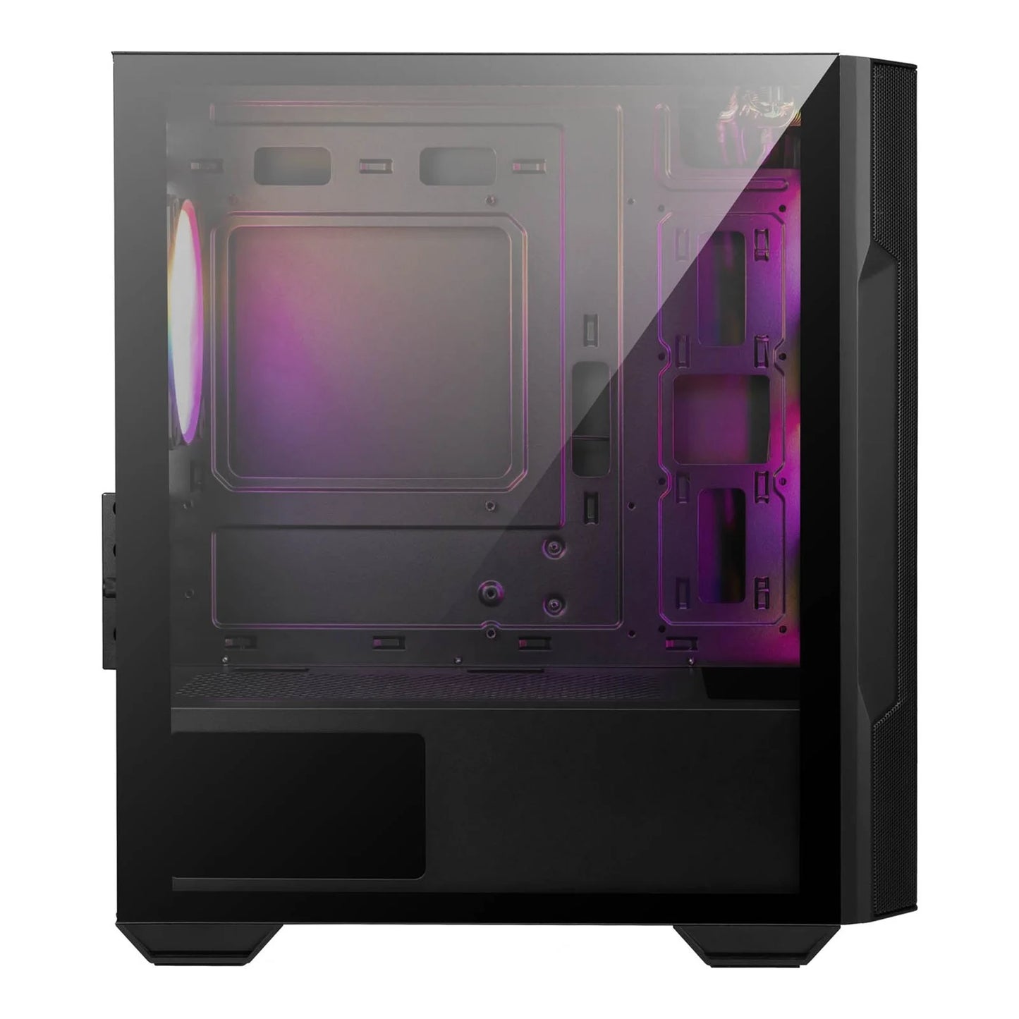 MSI MAG FORGE M100R Compact /  Micro Tower PC Gaming Case - Black