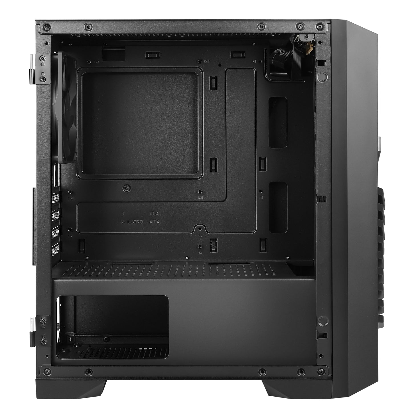 Antec DP31 RGB Mini Tower Gaming Case - Black With Glass Side Window