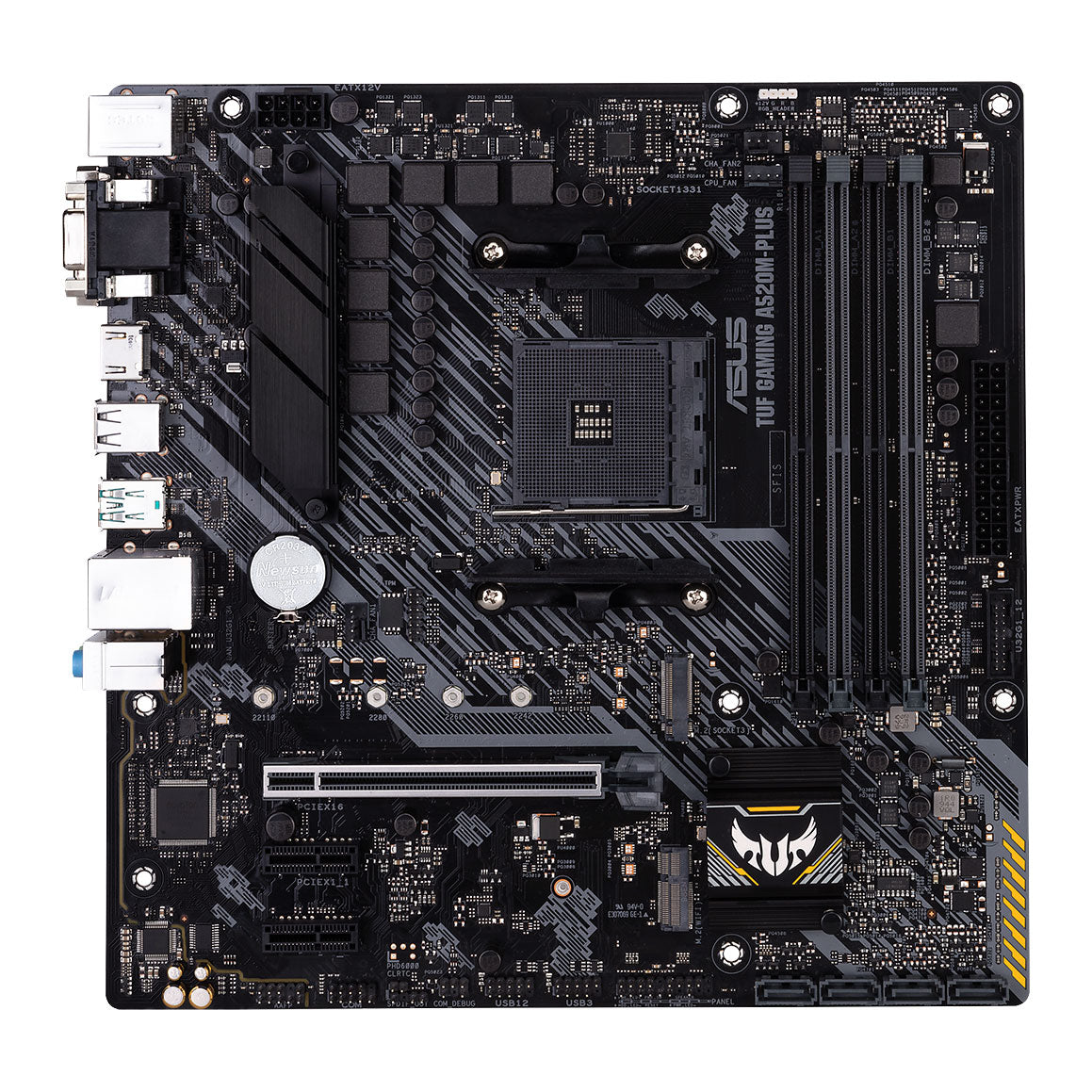ASUS AMD Ryzen A520M-PLUS TUF GAMING AM4 PCIe 3.0 MicroATX Motherboard DDR4
