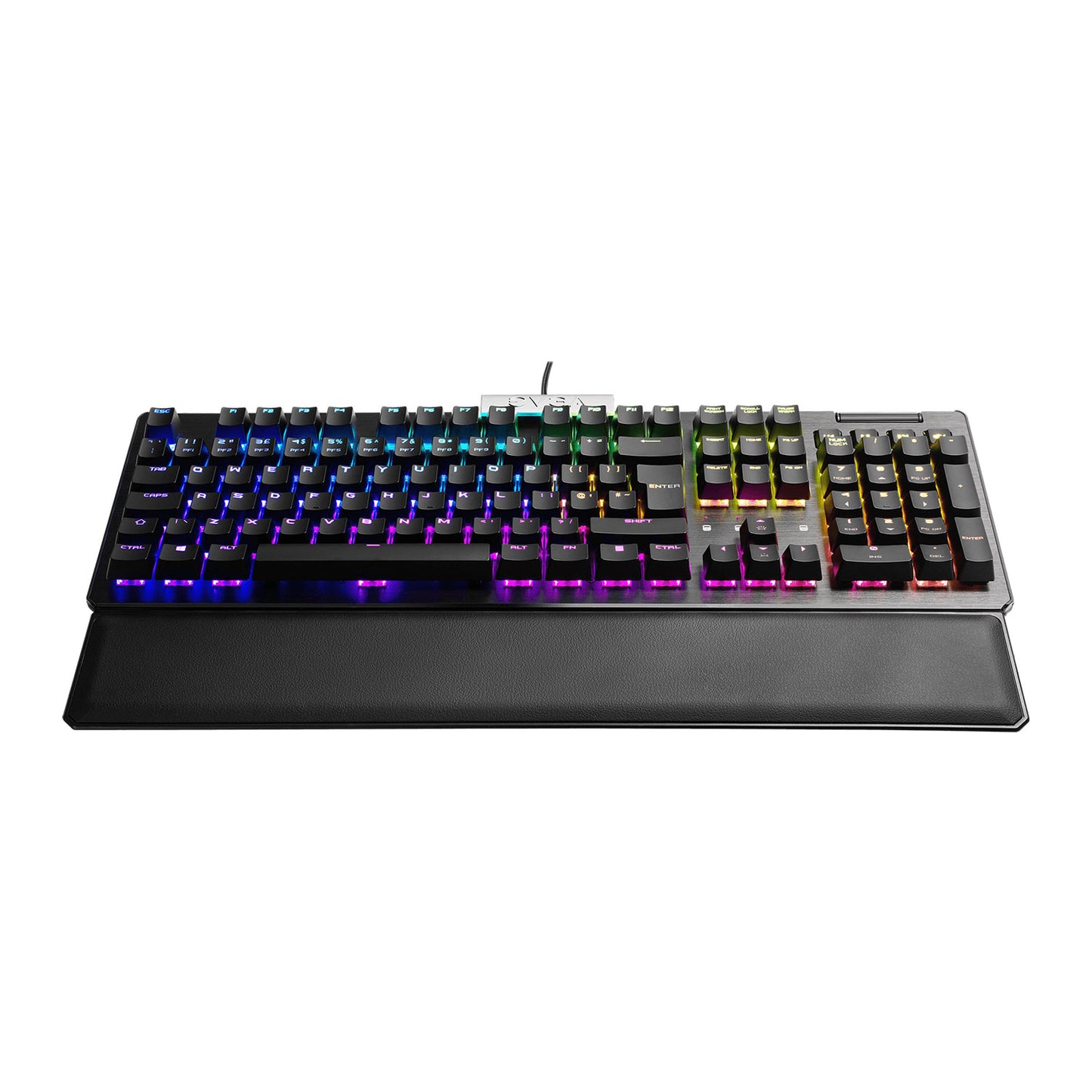 EVGA Z15 Wired RGB Kailh Speed Silver Switch Mechanical PC Gaming Keyboard Black 821-W1-15UK-K2
