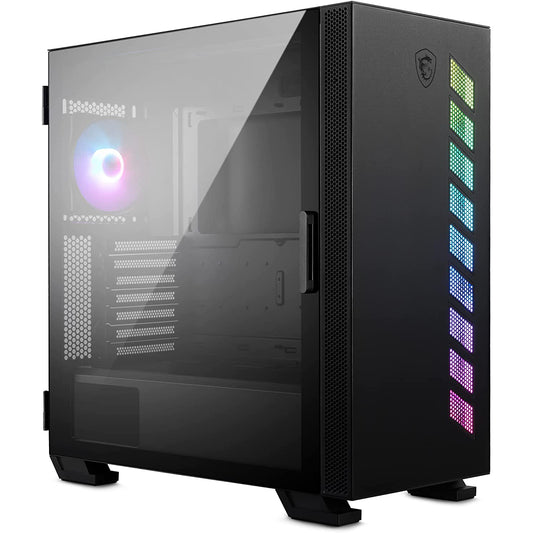 MSI MAG VAMPIRIC 300R Mid Tower Tempered Glass Black PC Gaming Case