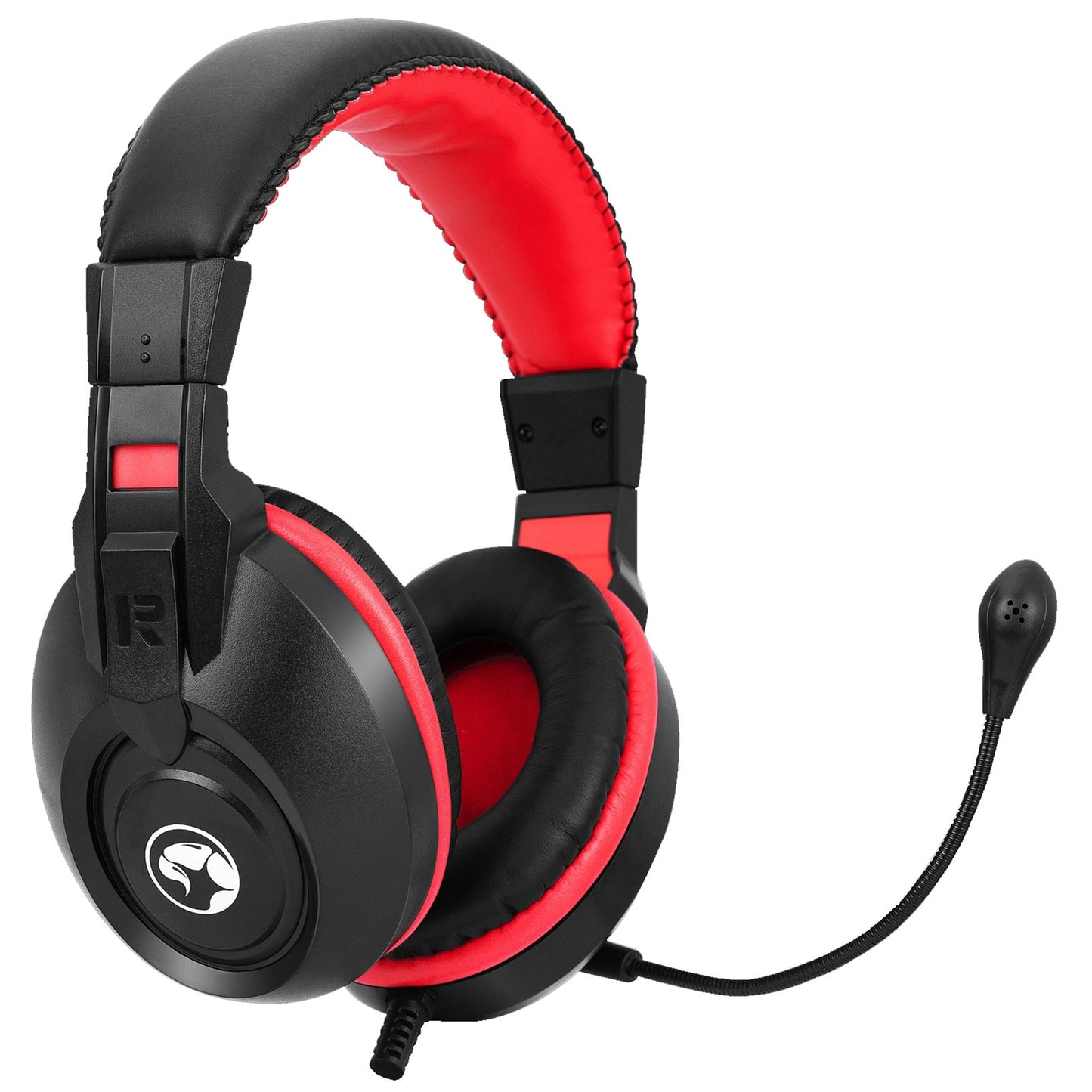 Marvo Scorpion H8321S Stereo Sound Wired Gaming Headset With Microphone, Black And Red