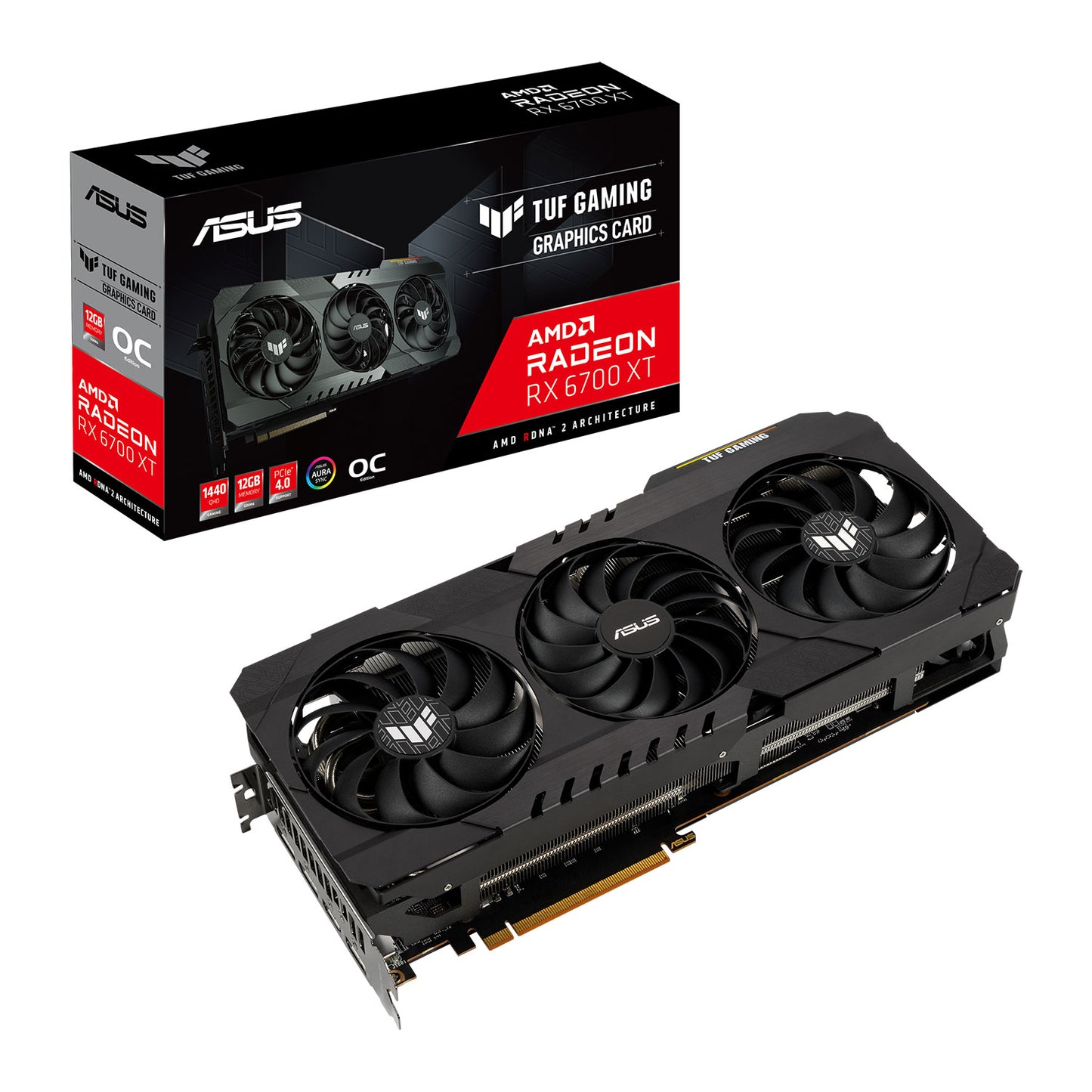 ASUS AMD Radeon RX 6700 XT TUF GAMING OC 12GB Graphics Card RDNA2