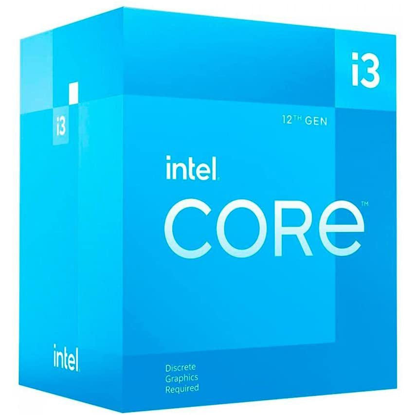 Intel Core i3 12100F 4 Core Alder Lake PC CPU / Processor S1700 3.3GHz, 4.3GHz Turbo
