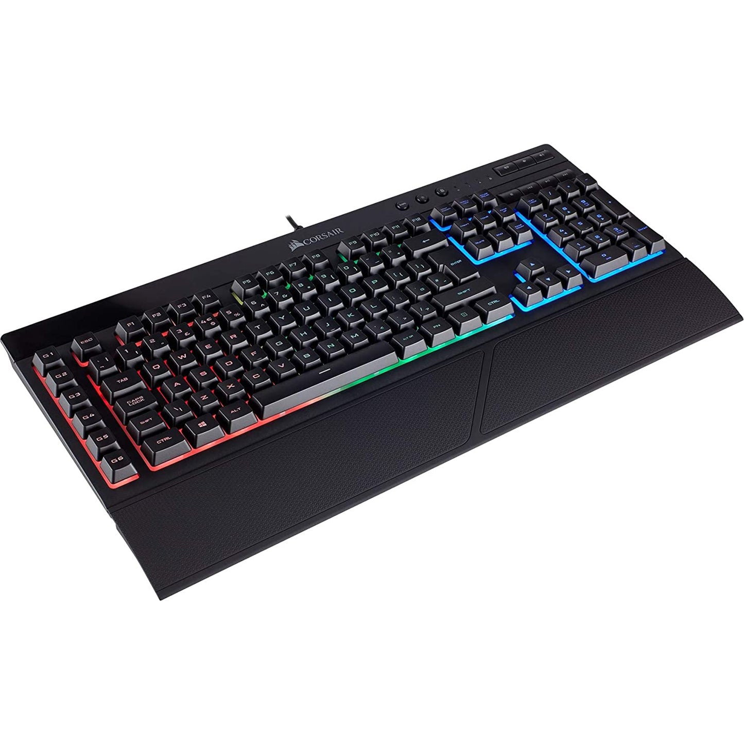 Corsair Wired K55 RGB Black Gaming USB Keyboard UK Layout