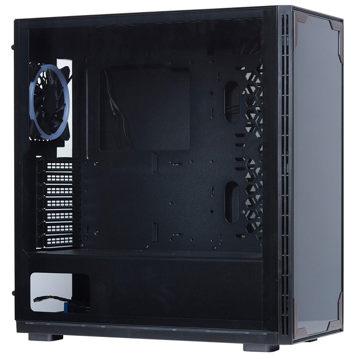 GameMax Lumina Lightboard PC Case With Glass Side Panel And Front Pixel Style Panel