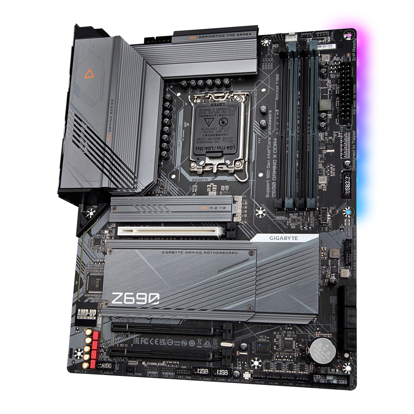 Gigabyte Intel Z690 GAMING X DDR4 PCIe 5.0 ATX S1700 PC Motherboard
