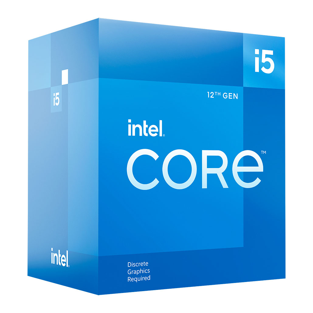 Intel Core i5 12400F 6 Core Alder Lake PC CPU / Processor 2.5GHz, 4.4GHz Turbo, 18MB