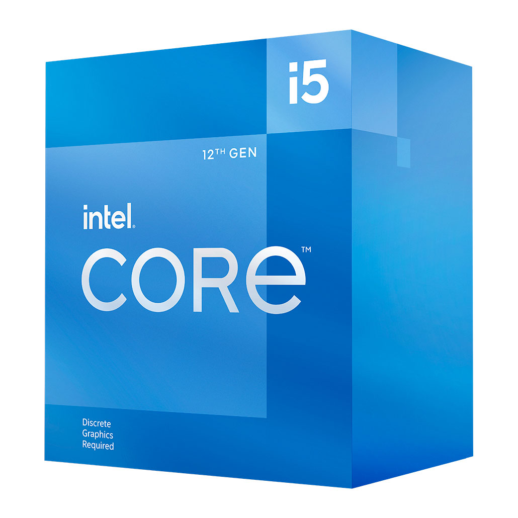 Intel Core i5 12400F 6 Core Alder Lake PC CPU / Processor 2.5GHz, 4.4GHz Turbo, 18MB