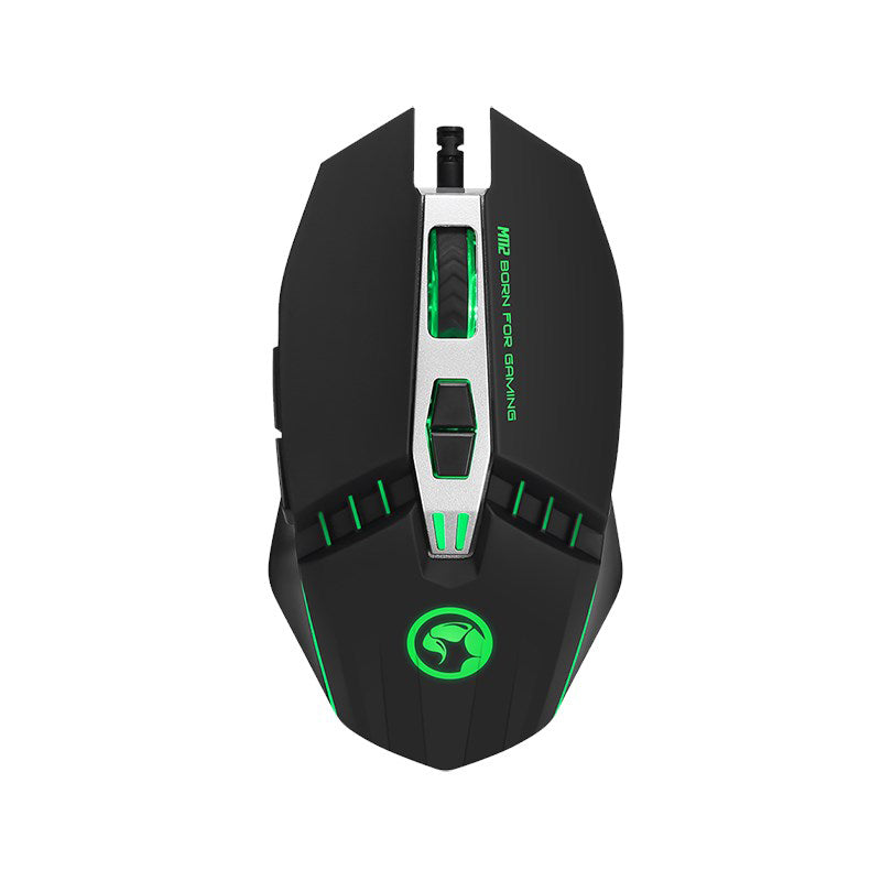 Marvo Scorpion M112 USB 7 Colour LED Black Programmable Wired Gaming Mouse