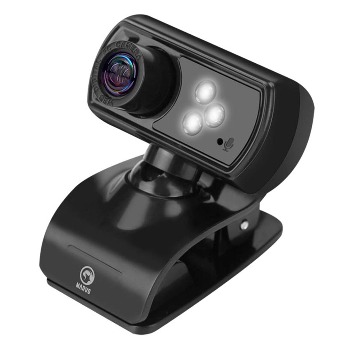 Marvo MPC01 USB HD Webcam, True-to-life 1080p Video Calling 5MP Camera