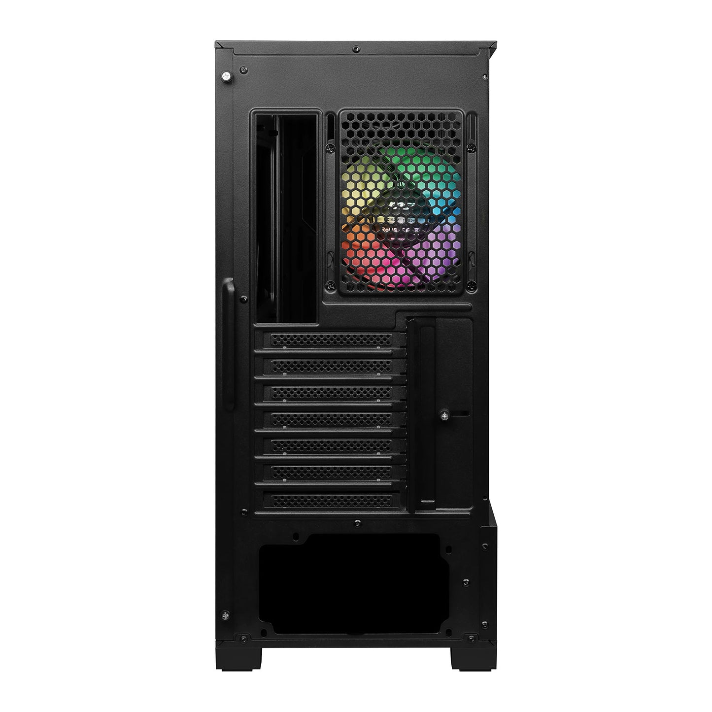 MSI MAG FORGE 111R ARGB Gaming Mid Tower Case With Tempered Glass Window, ATX/MicroATX/mITX